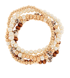 Kimmy Pearl Bracelet Set