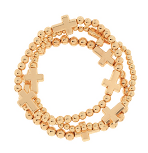 Jevy Cross Breaded Bracelet