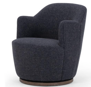 Preston Swivel Chair- Slate