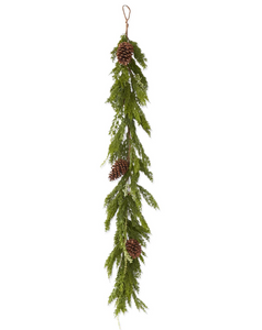 Twig Pine & Myrtle Garland