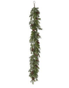 Holly Mixed Pine Garland