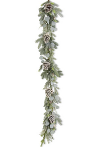 East Eucalyptus and Pinecone Garland