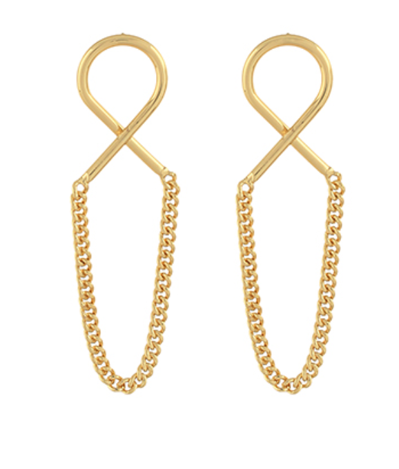 Aubrey Linked Chain Earrings