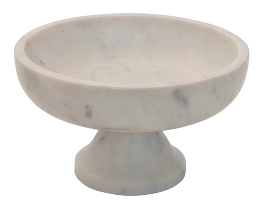 Marble Footed Bowl