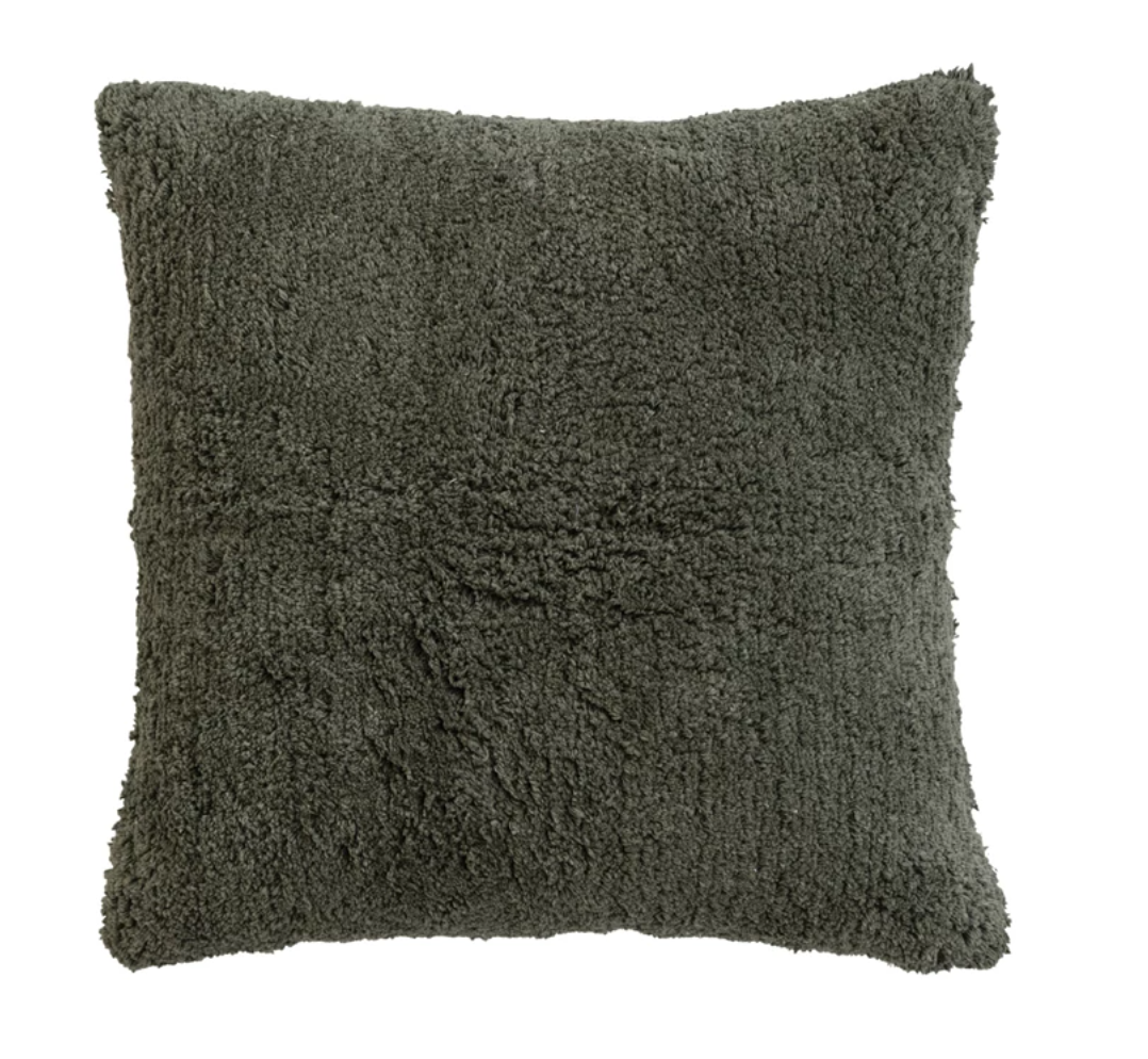Hunter Cotton Tufted Pillow