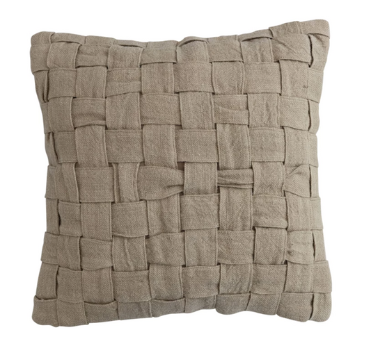 Bailey Basket Weave Throw Pillow