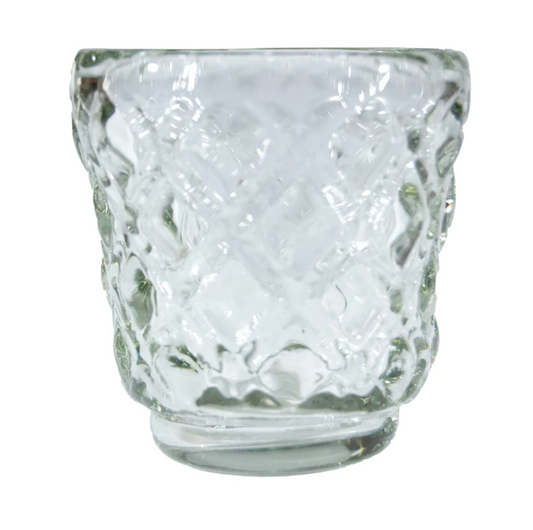 Sprig Glass Votive Holder