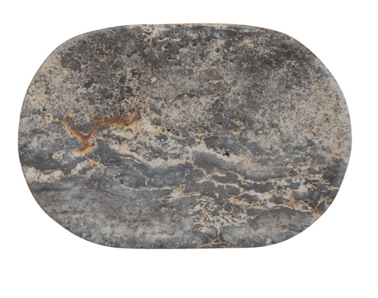 Josi Travertine Trinket Dish