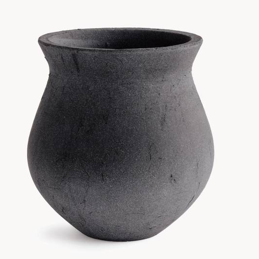Tabitha Terracotta Vase- Black