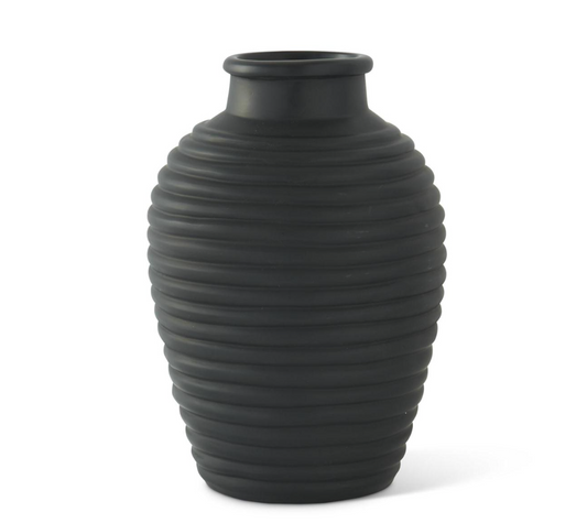 Joey Ribbed Terracotta Vase
