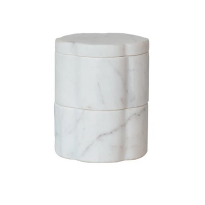 Marble Stackable Pinch Pots
