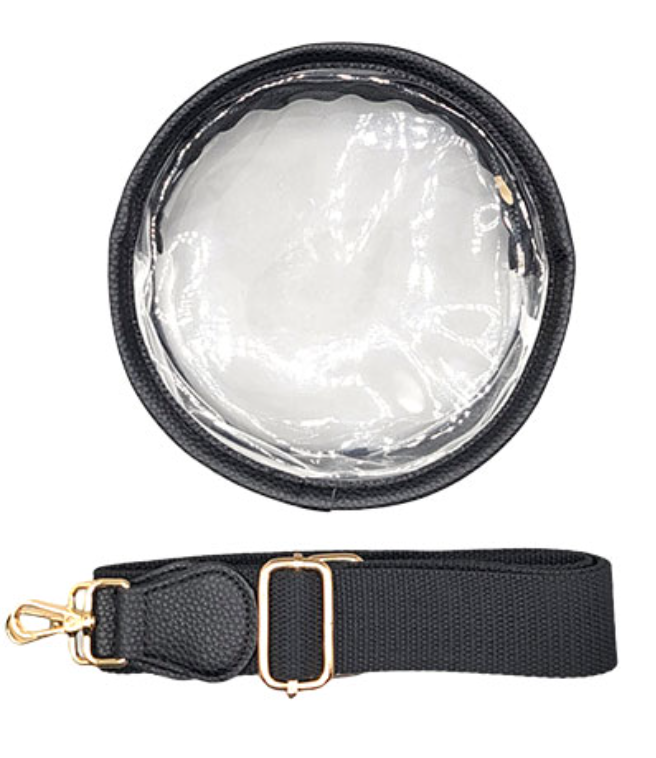 Jenna Clear Purse in Black