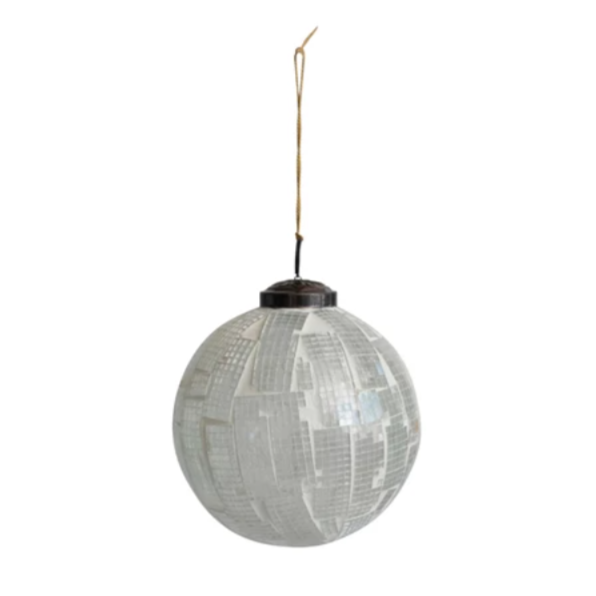 Ari Mosaic Glass Ball Ornament