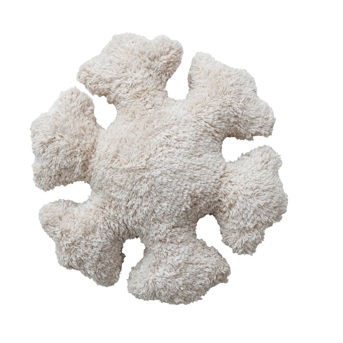 Dove Snowflake Shaped Pillow