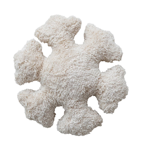 Dove Snowflake Shaped Pillow