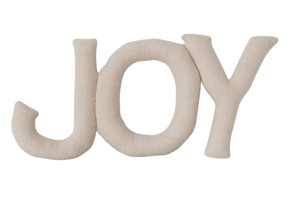 JOY Cotton Shaped Pillow