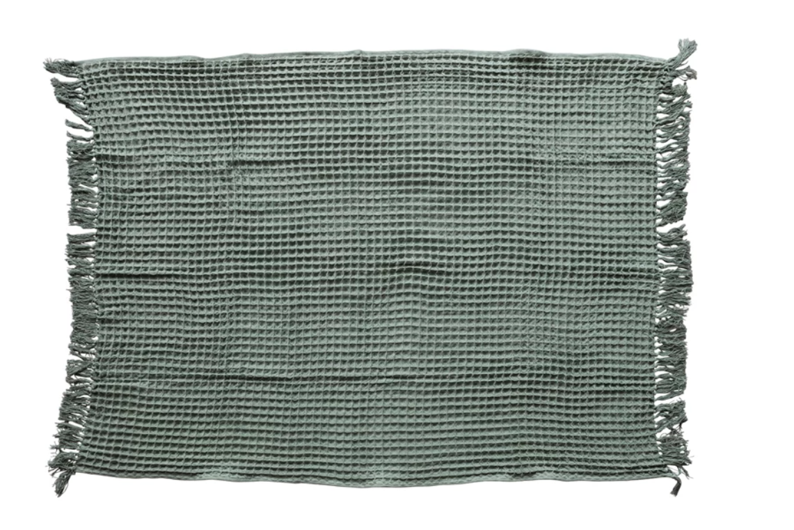 Elena Waffle Weave Throw