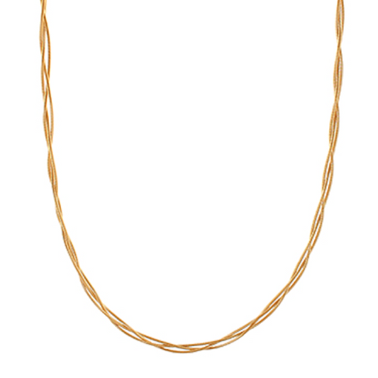 Layered Thin Chain Necklace