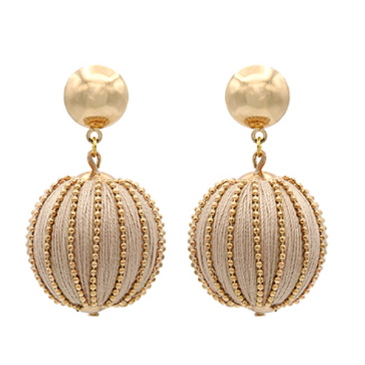 Tessa Taupe Earrings