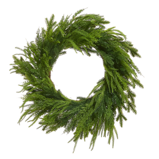 Robin Mixed Cedar Wreath