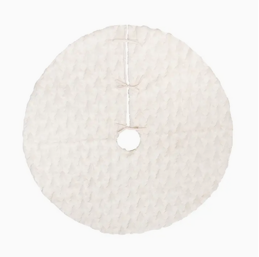 Natalie Frosted Tree Skirt