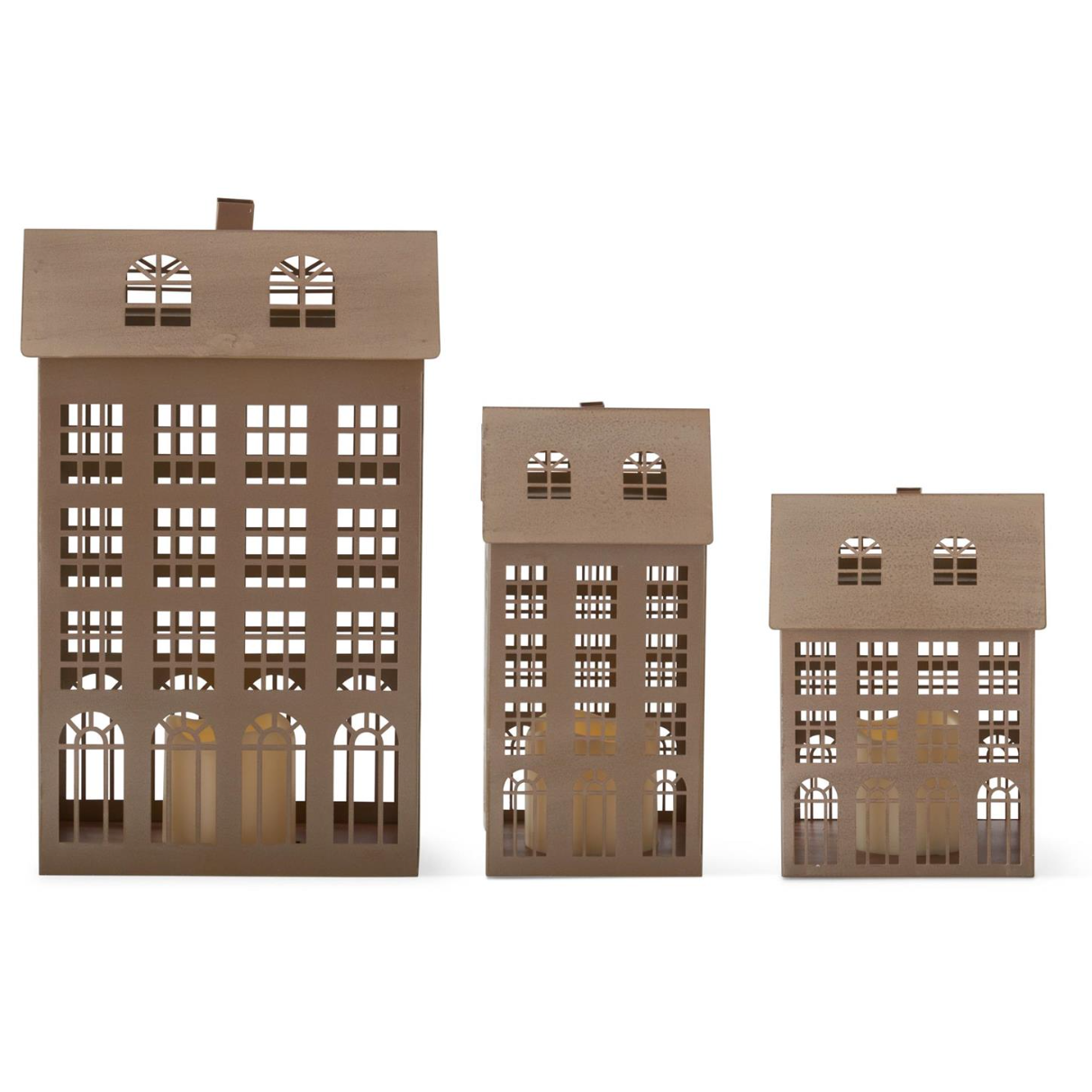 Zion Gold Metal Houses