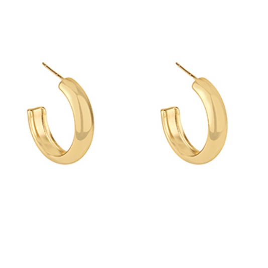 Cindy Classic Gold Hoops