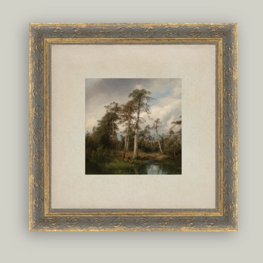 9x9 Live Oak Framed Art