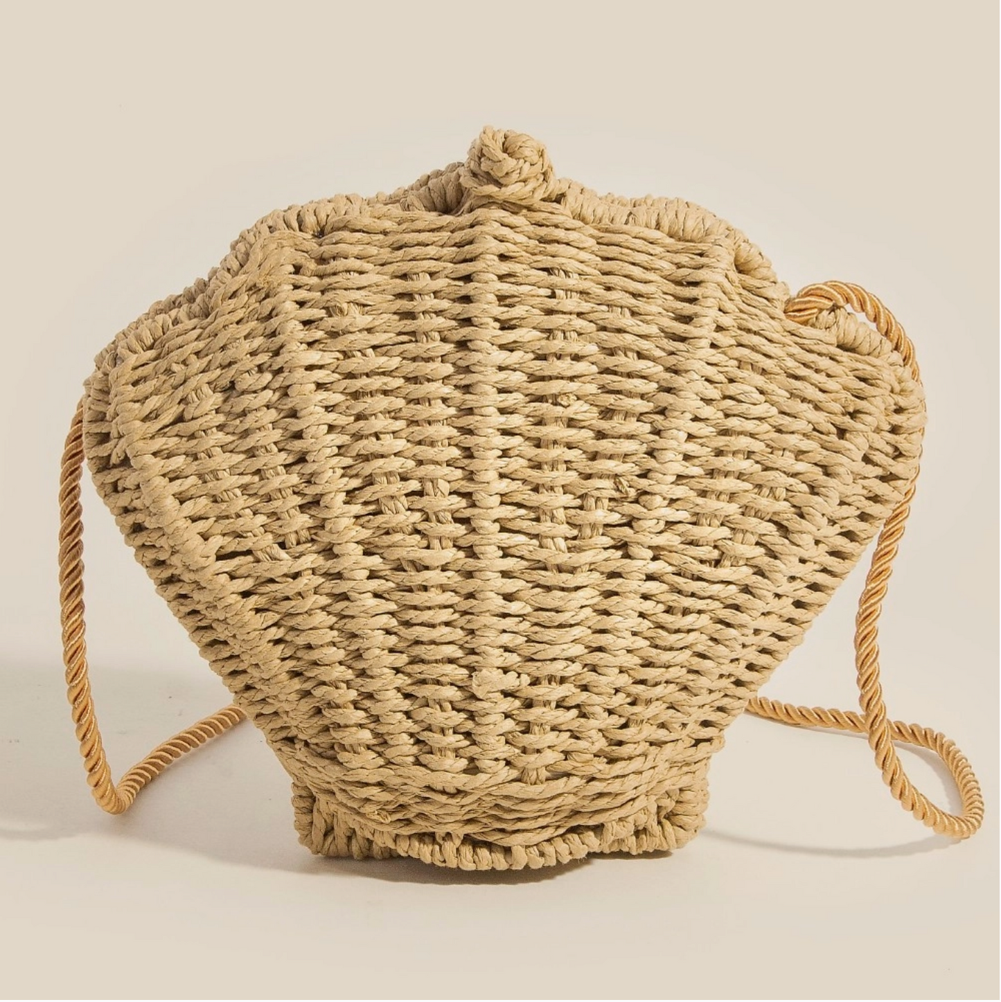 Bev Braided Seashell Bag