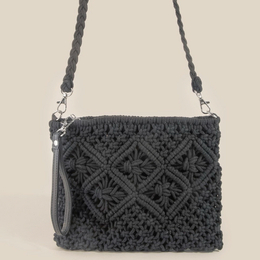 Ariel Crochet Clutch Bag