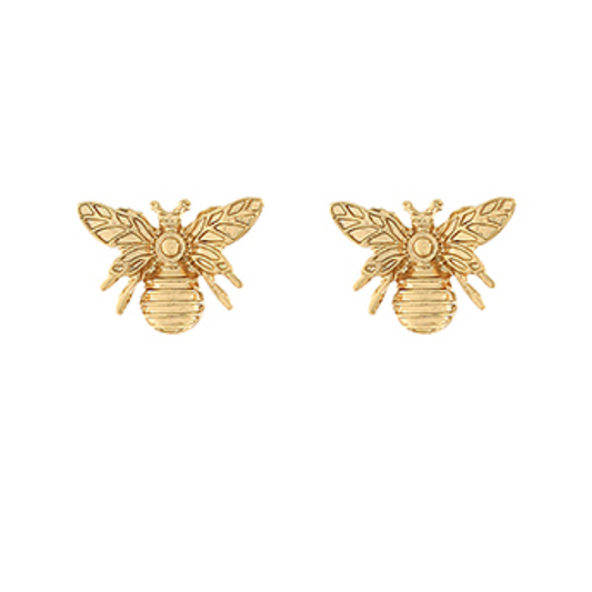 Bumble Bee Gold Studs