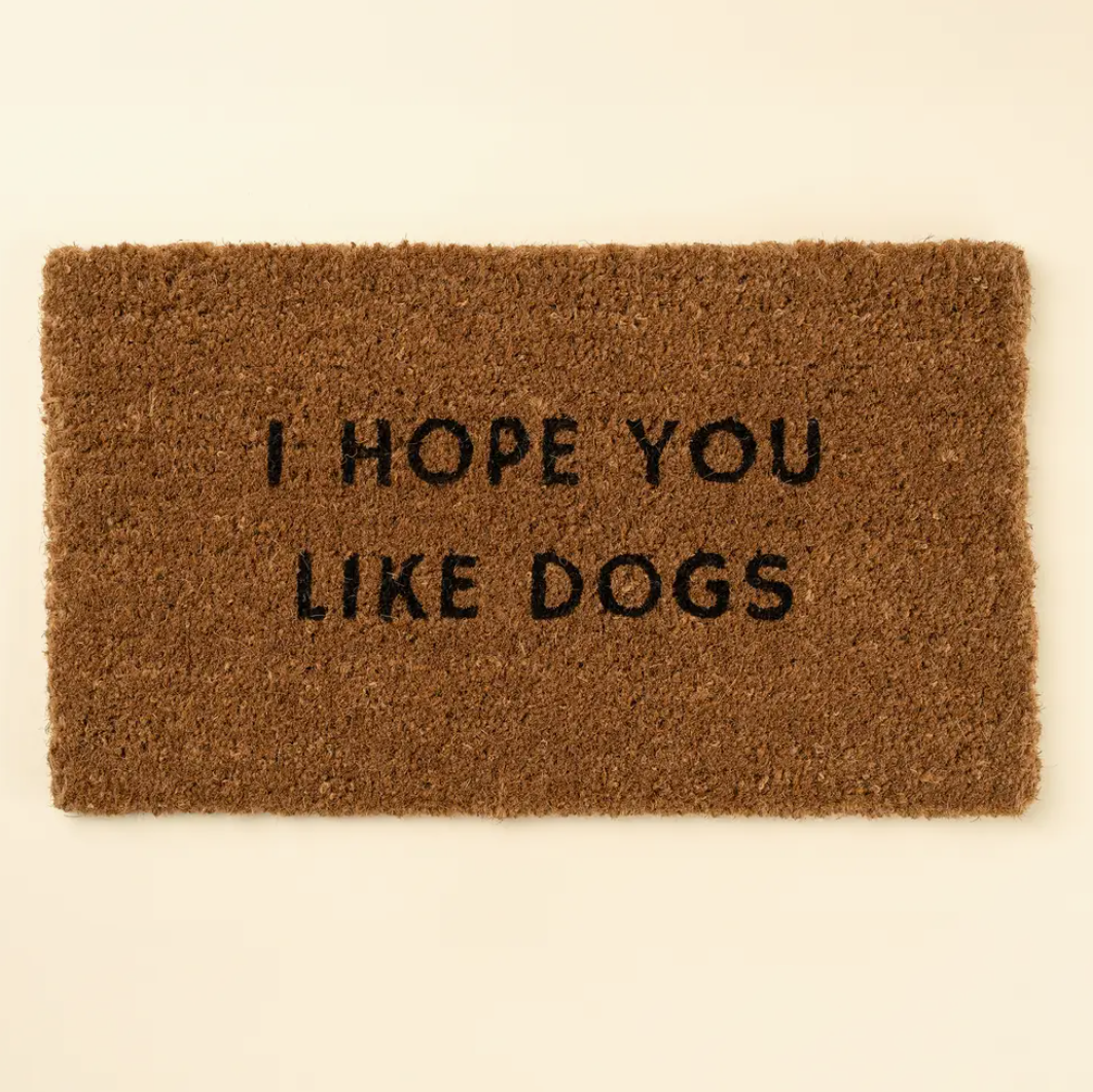 Hope You Like Dogs Coir Doormat