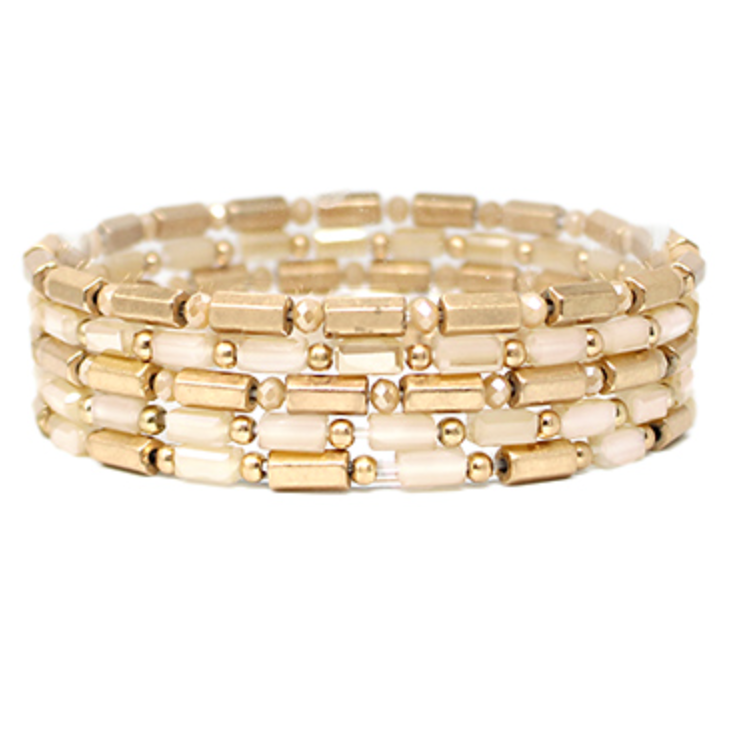 Ivory Luxe Bracelet Stack