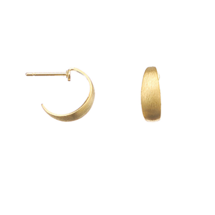 Viola Crescent Hoop Earrings