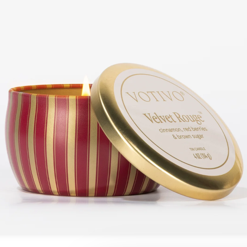 Votivo Holiday Tin Candle