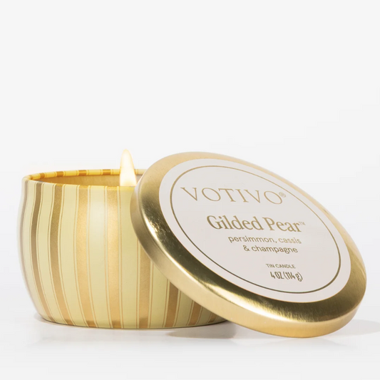 Votivo Holiday Tin Candle