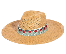 Load image into Gallery viewer, Tropical Tides Straw Hat

