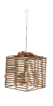 Rattan Present Ornament