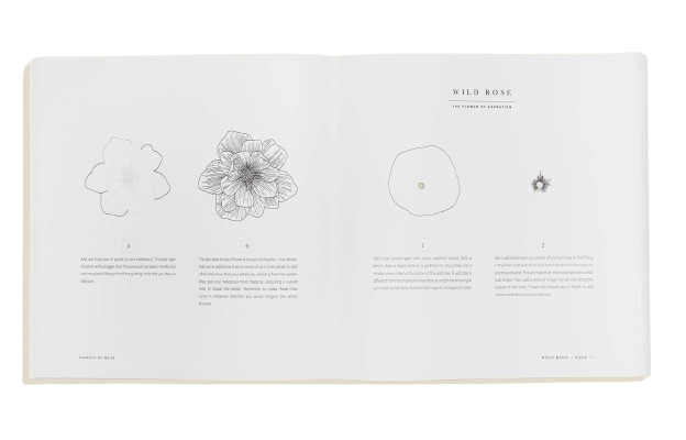 "Florals By Hand" Drawing Book