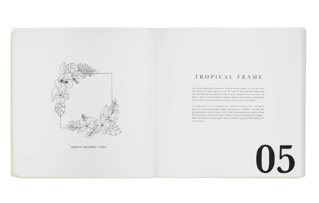 "Florals By Hand" Drawing Book