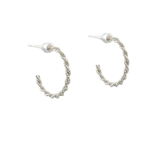 Dainty Twisted Hoops