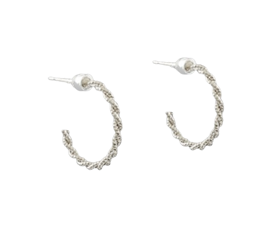 Dainty Twisted Hoops