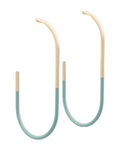 Gold Dipped Half Hoops