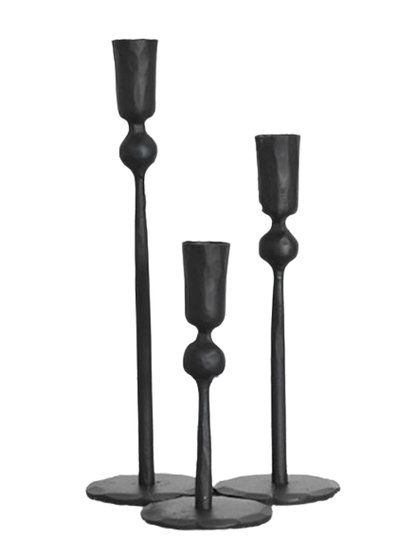 Elys Iron Candle Holders