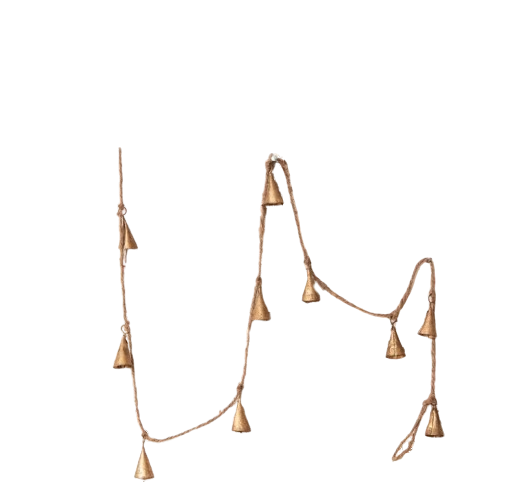 Faye Mini Gold Bell Garland