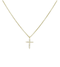 Load image into Gallery viewer, April Cross Necklace
