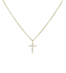 April Cross Necklace