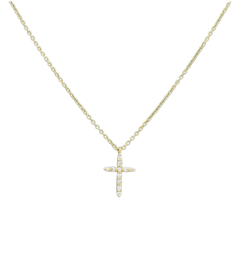 April Cross Necklace