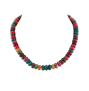 Deck of Color Stone Necklace