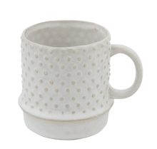 Load image into Gallery viewer, White Dotted Coffee Mug
